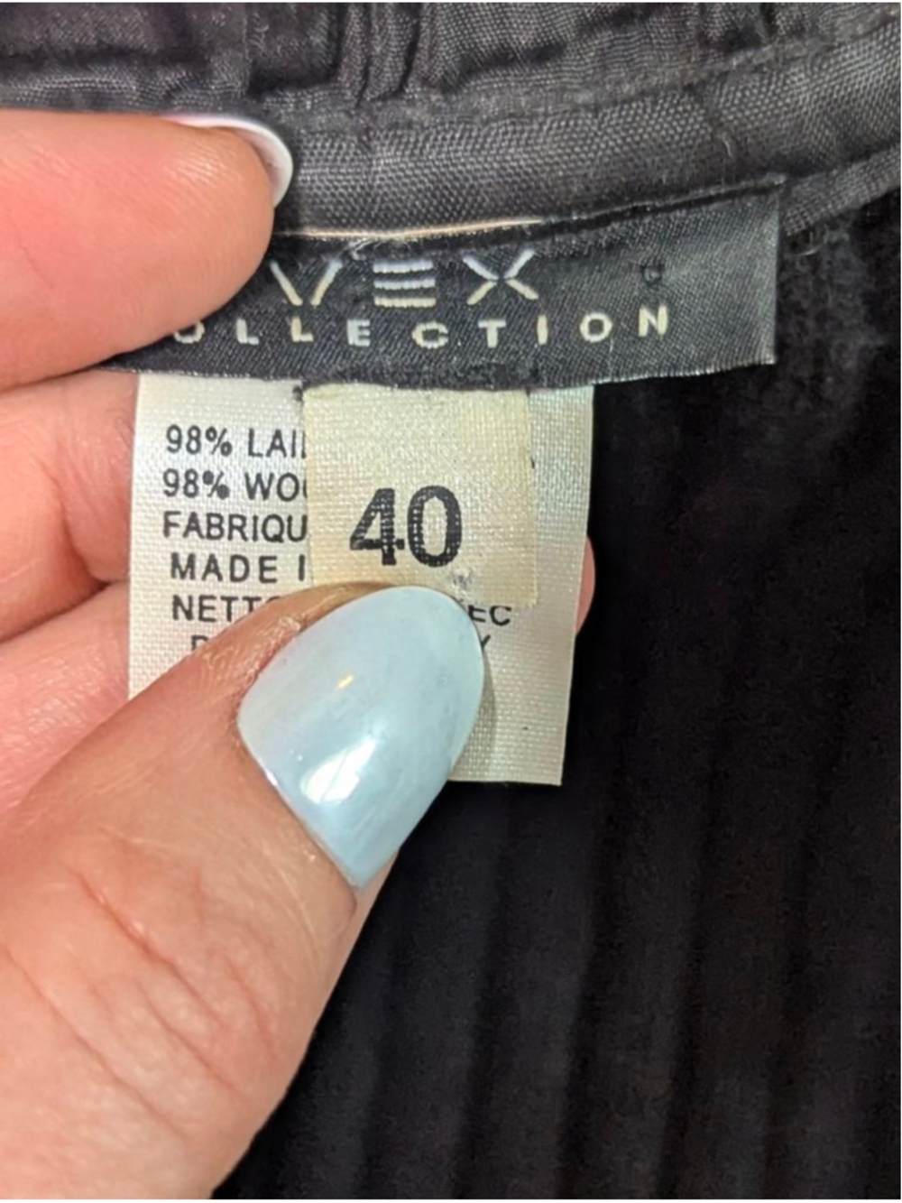 VEX Collection Vintage Mixed Media Tweed Knit Cardigan Jacket - Made in Canada M - Picture 10 of 15